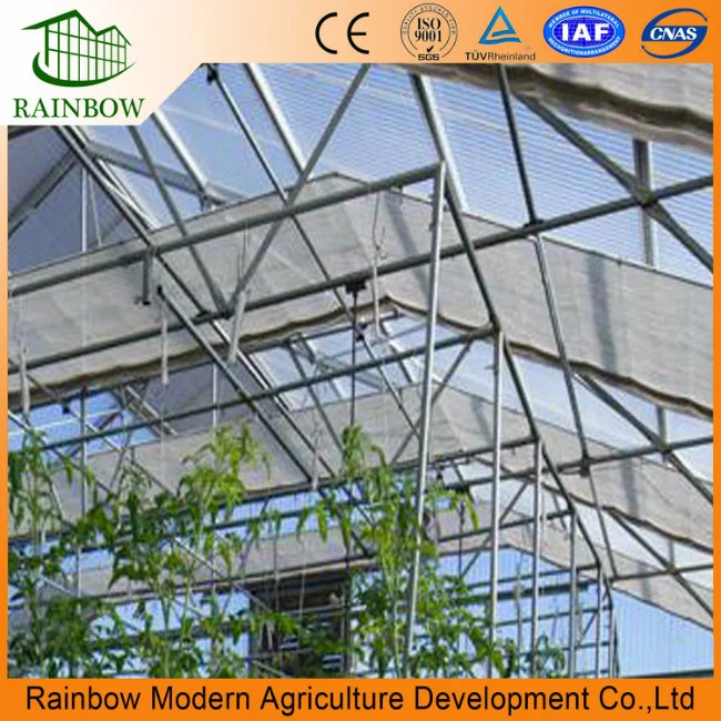 Inside and Outside Shading System for Greenhouse/Flower House