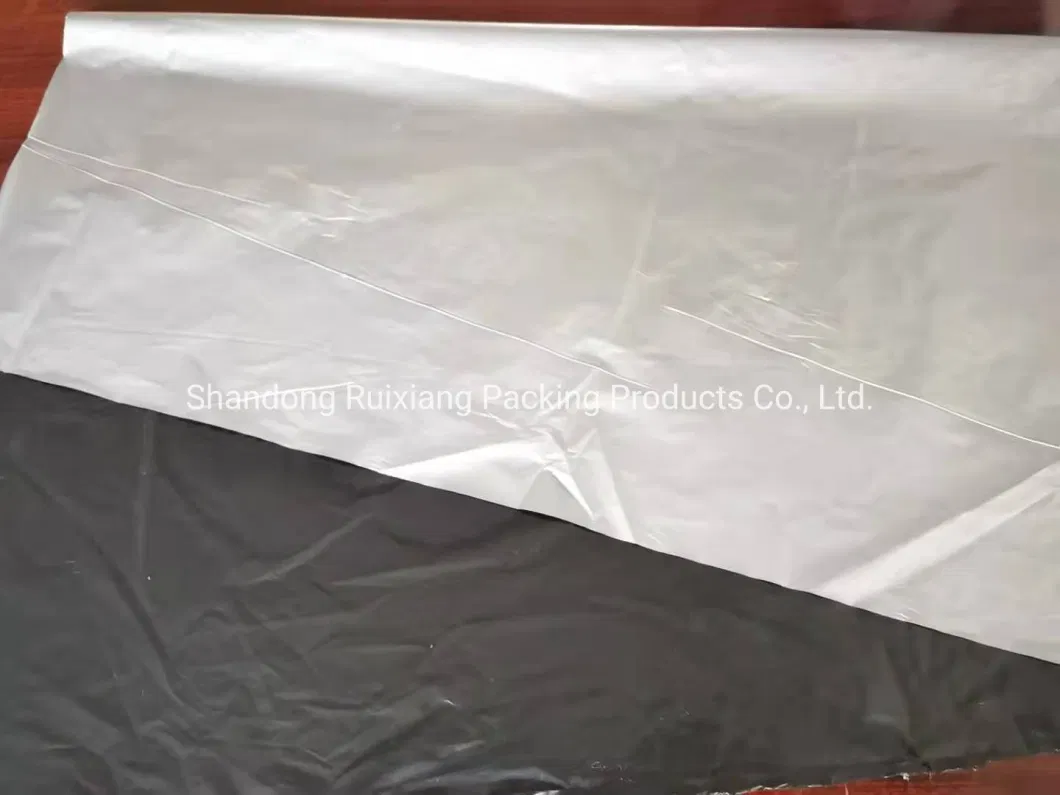 Custom Large Size 90% Light Reflective Silage Black and White Agriculture Poly Film for Greenhouse and Mulching